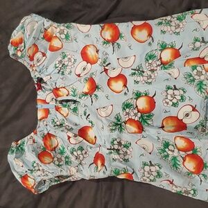 Hell bunny apple top size small/medium